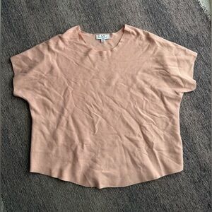 Magaschoni Light Coral Short Sleeve Top